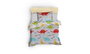 L'essentiel linge de maison Dinazorus - Juego de colcha individual blanco